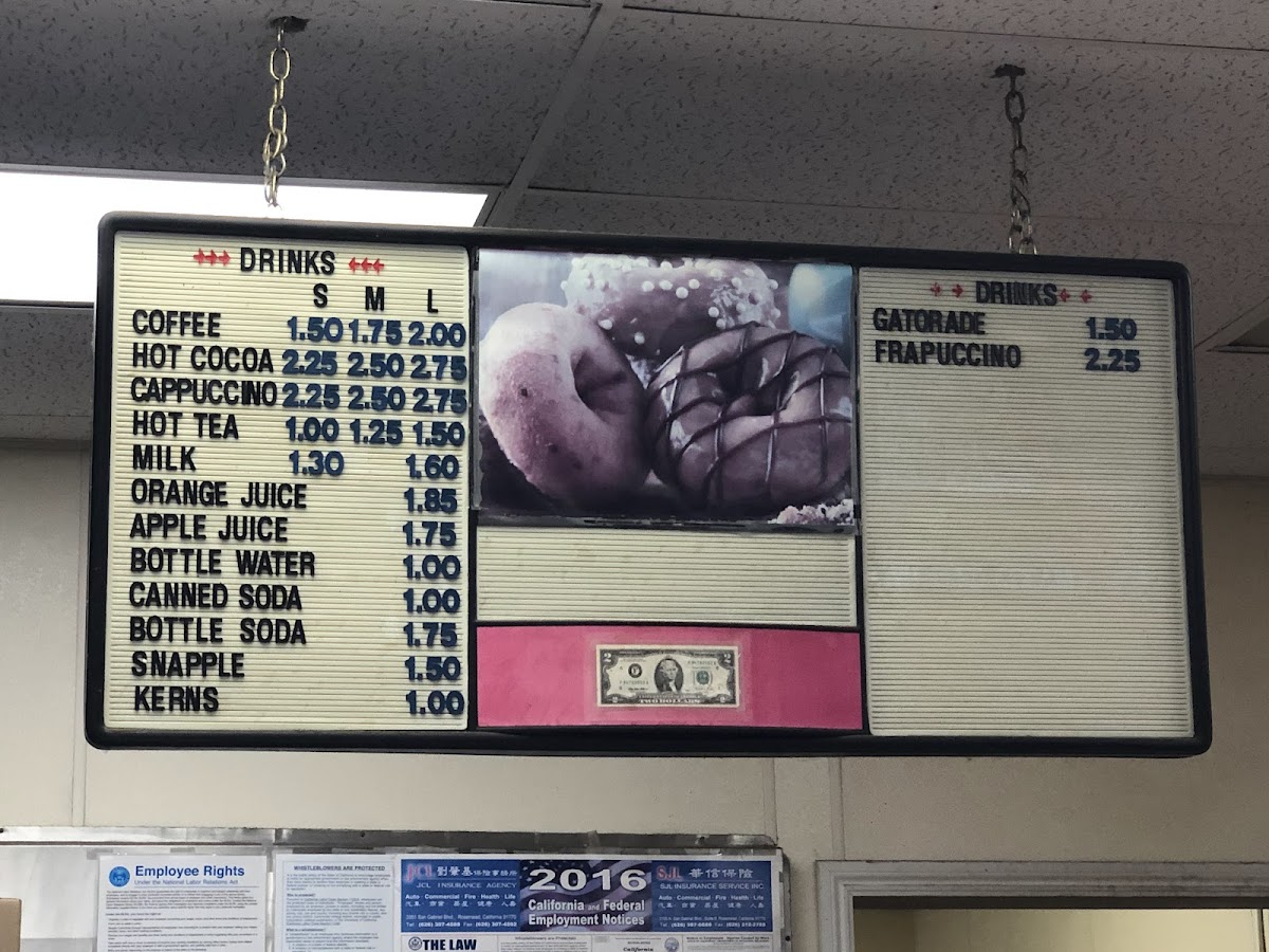 Ferrell's Donut House Menu - Image 2